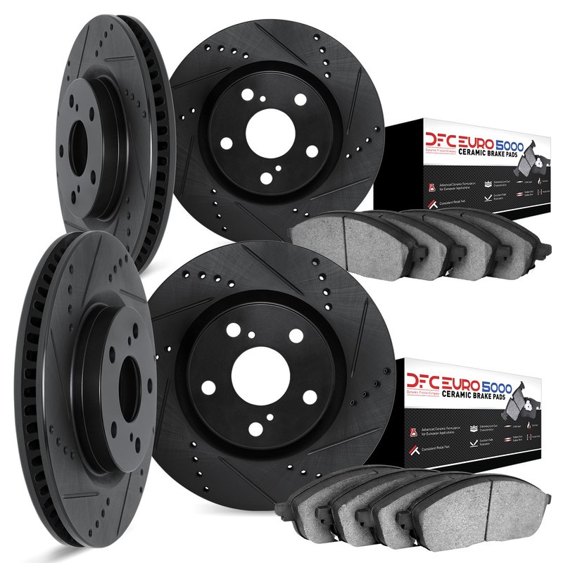 Dynamite Friction 8604-31015 Disc Brake Kit - Front and Rear