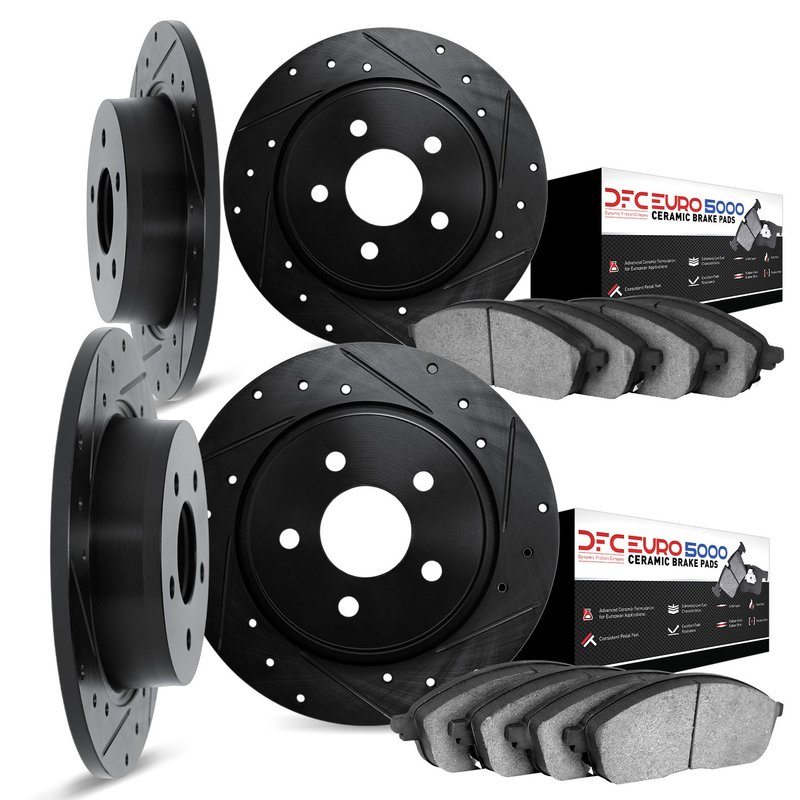 Dynamite Friction 8604-63007 Disc Brake Kit - Front and Rear