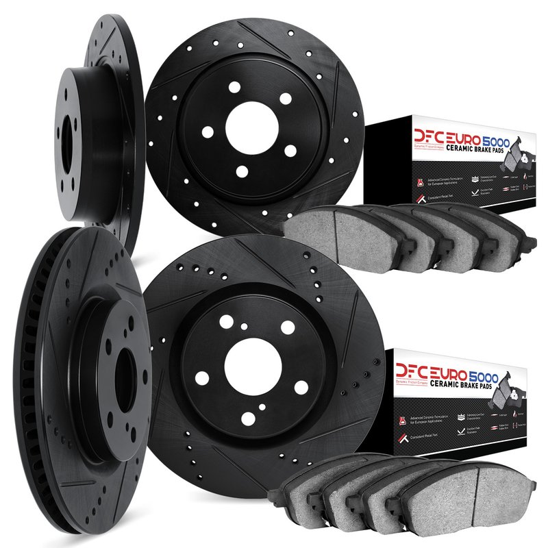 Dynamite Friction 8604-74009 Disc Brake Kit - Front and Rear
