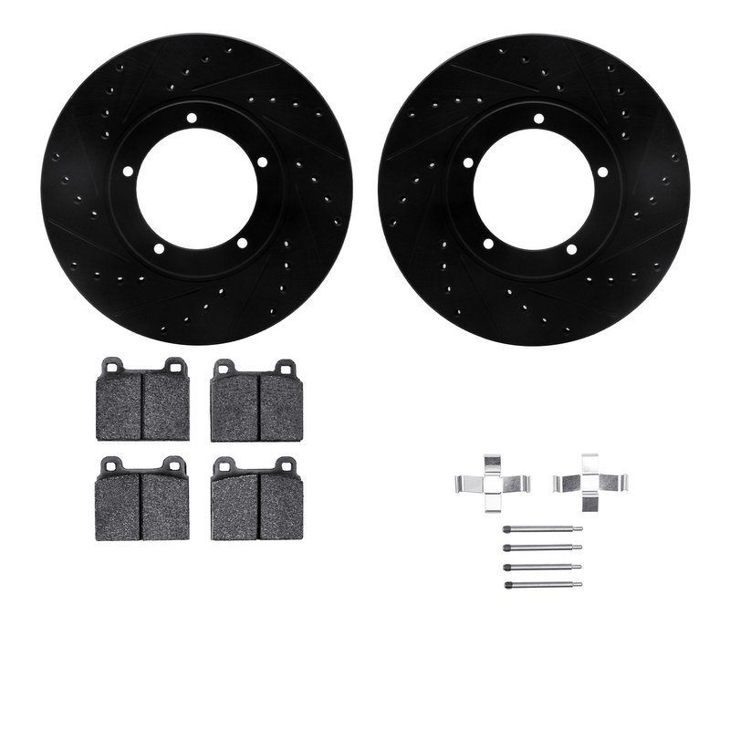 Dynamite Friction 8612-02004 Disc Brake Kit - Front