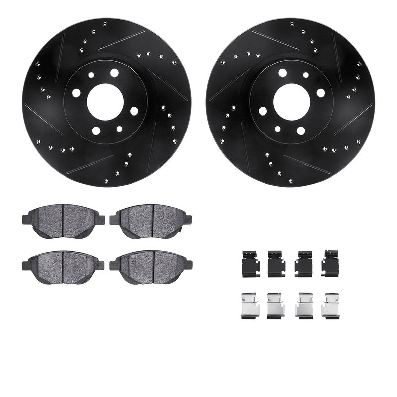 Dynamite Friction 8612-07003 Disc Brake Kit - Front