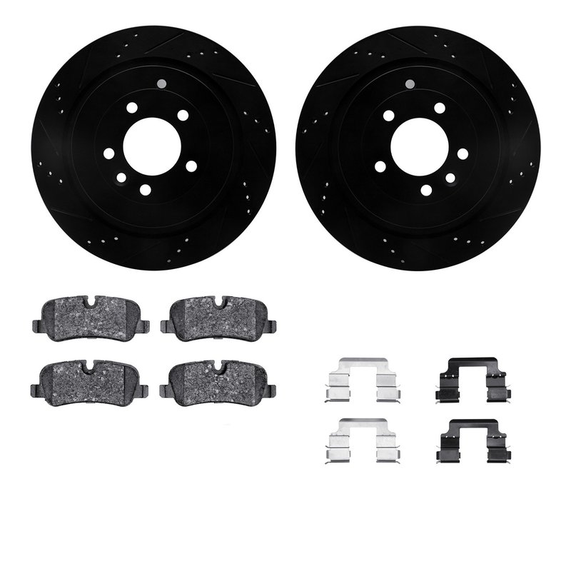 Dynamite Friction 8612-11006 Disc Brake Kit - Rear
