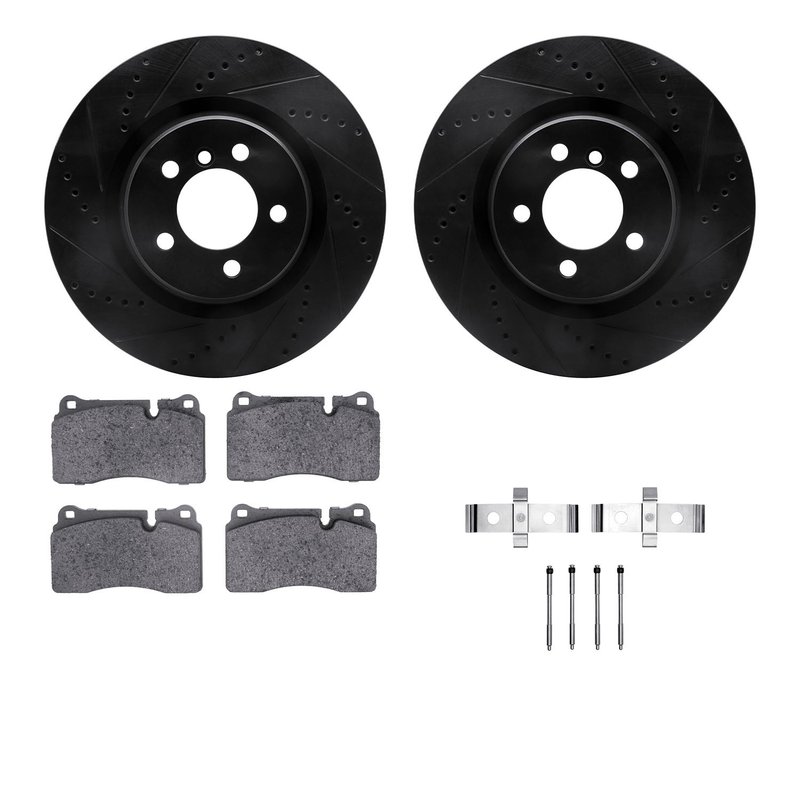 Dynamite Friction 8612-11012 Disc Brake Kit - Front