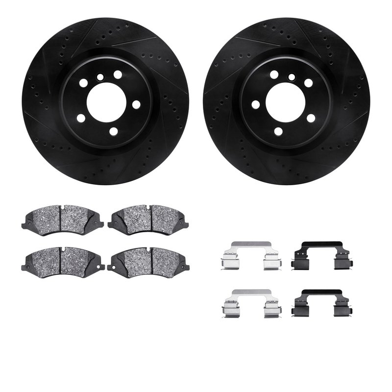 Dynamite Friction 8612-11013 Disc Brake Kit - Front