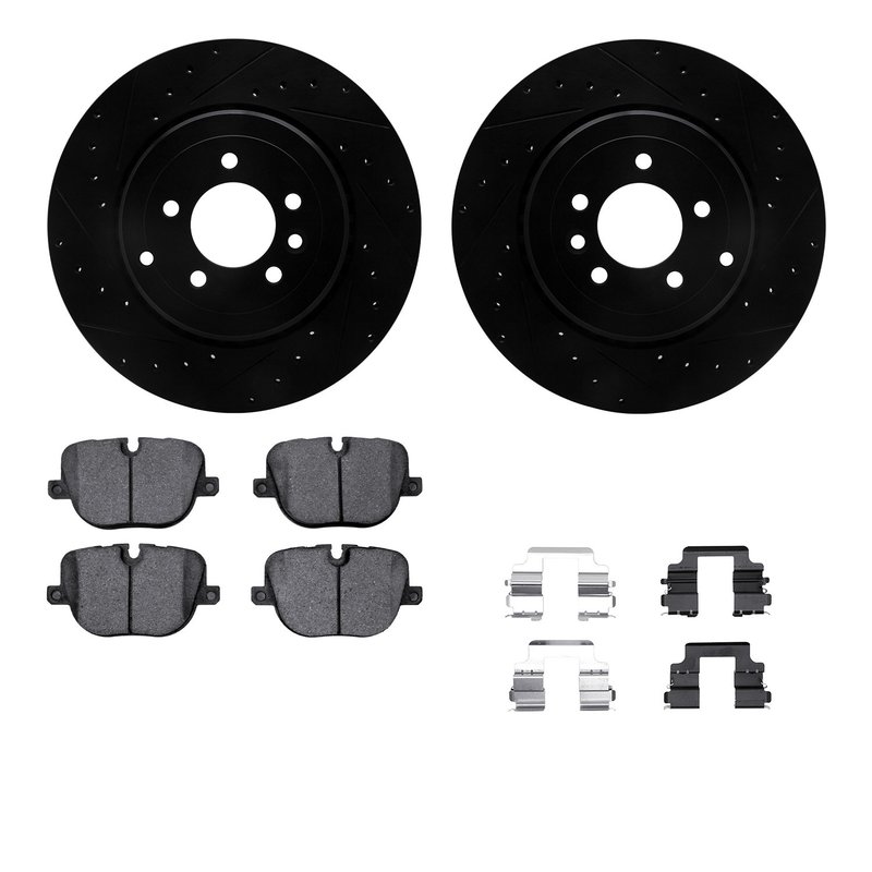 Dynamite Friction 8612-11019 Disc Brake Kit - Rear
