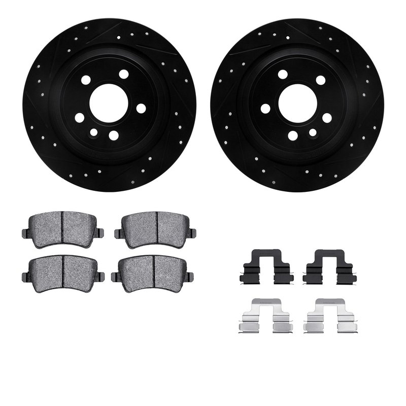 Dynamite Friction 8612-11021 Disc Brake Kit - Rear