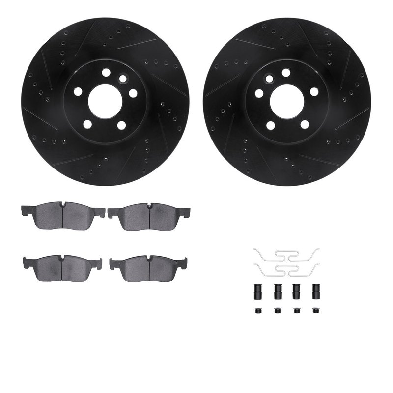 Dynamite Friction 8612-11024 Disc Brake Kit - Front