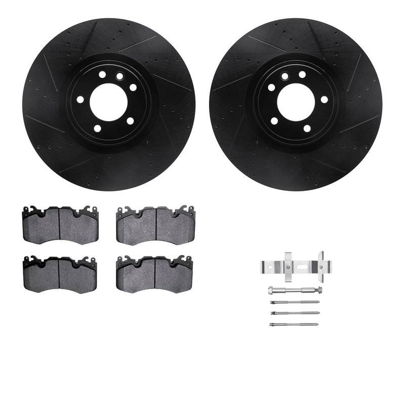 Dynamite Friction 8612-11028 Disc Brake Kit - Front