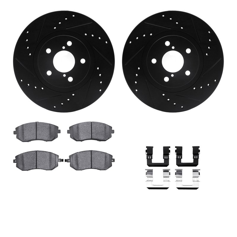 Dynamite Friction 8612-13001 Disc Brake Kit - Front