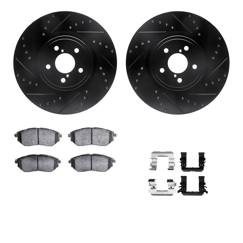 Dynamite Friction 8612-13006 Disc Brake Kit - Front