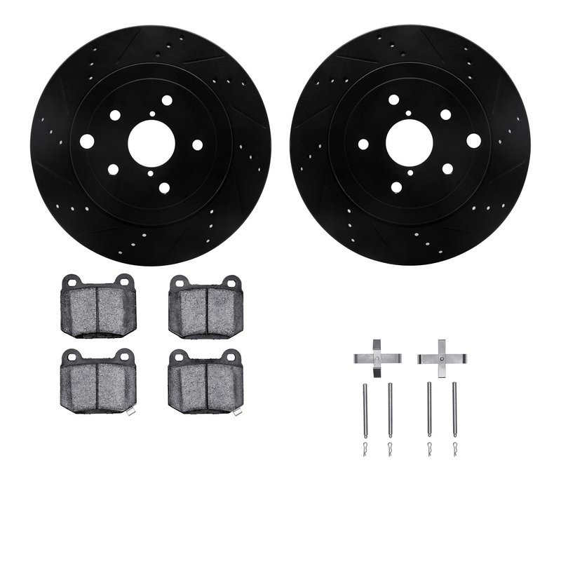 Dynamic Friction 8612-13007 Disc Brake Kit - Rear