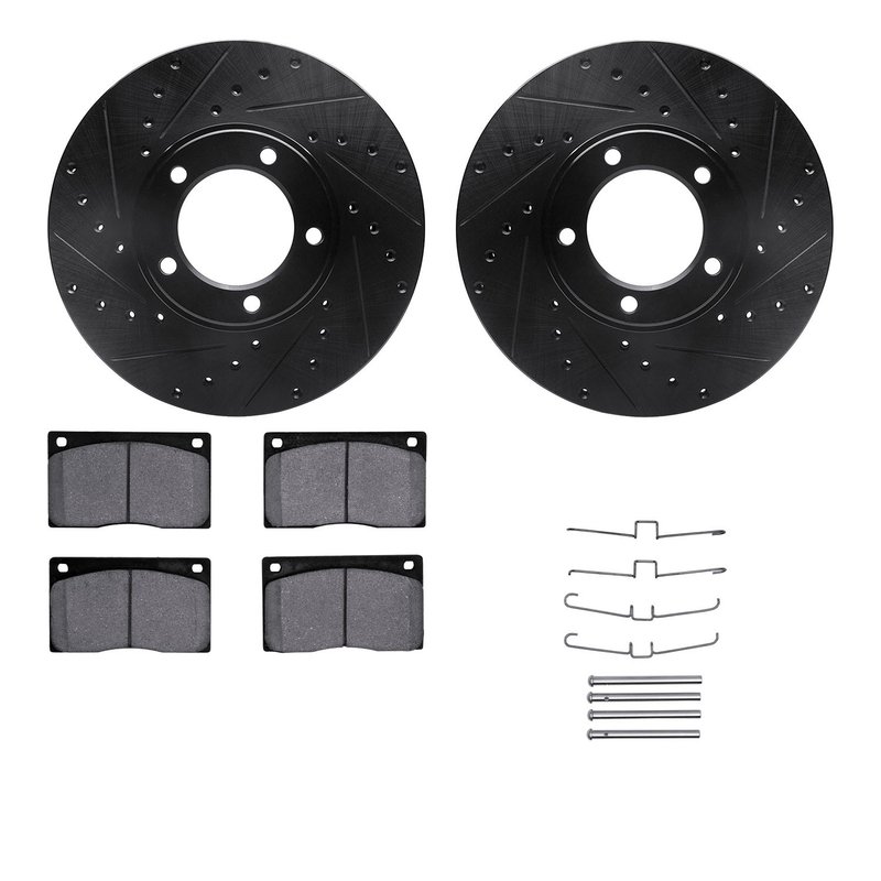 Dynamite Friction 8612-20001 Disc Brake Kit - Front
