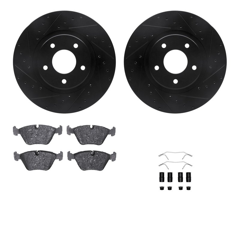 Dynamic Friction 8612-20007 Disc Brake Kit - Front
