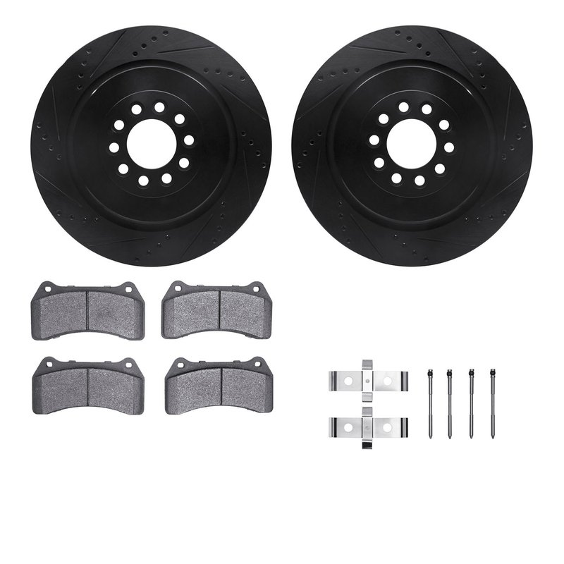 Dynamite Friction 8612-20009 Disc Brake Kit - Front