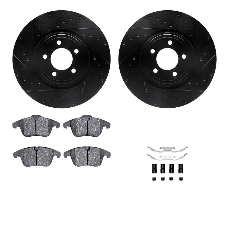 Dynamic Friction 8612-20012 Disc Brake Kit - Front