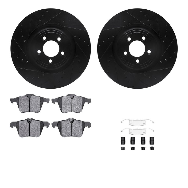 Dynamite Friction 8612-20013 Disc Brake Kit - Front