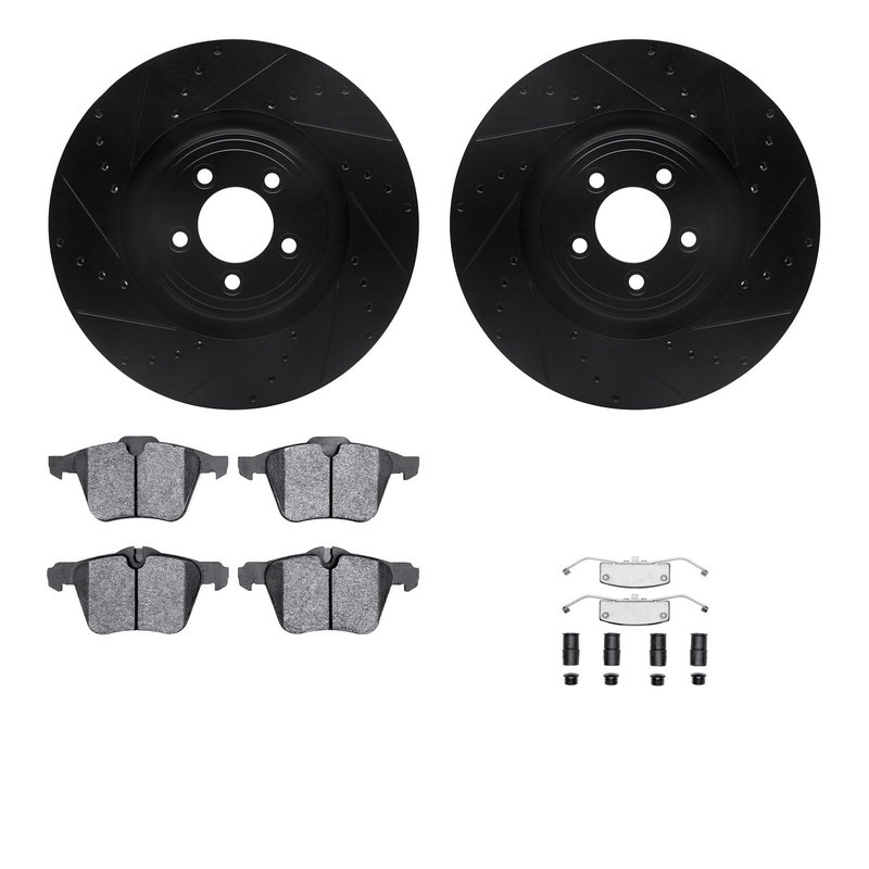 Dynamite Friction 8612-20014 Disc Brake Kit - Front
