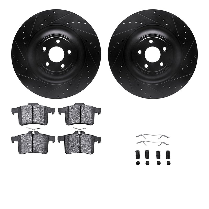 Dynamite Friction 8612-20020 Disc Brake Kit - Rear