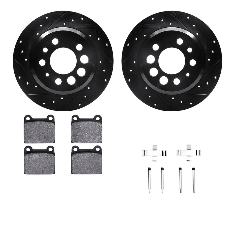 Dynamite Friction 8612-27010 Disc Brake Kit - Rear