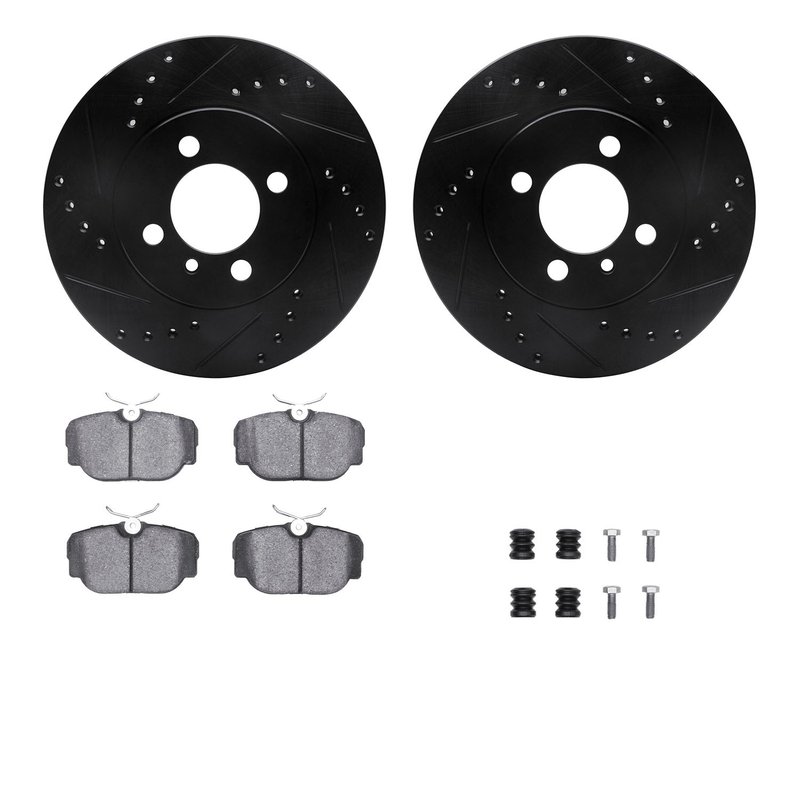Dynamite Friction 8612-31015 Disc Brake Kit - Front