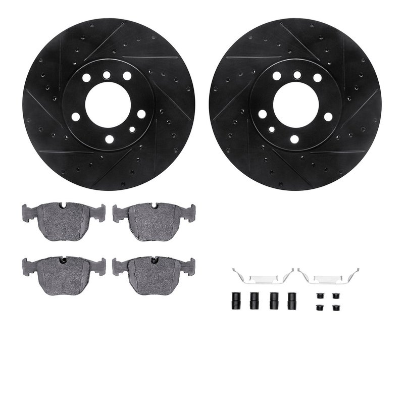Dynamite Friction 8612-31028 Disc Brake Kit - Front
