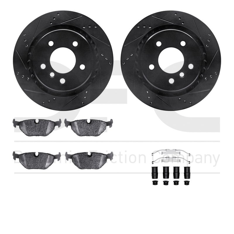 Dynamic Friction 8612-31033 Disc Brake Kit - Rear
