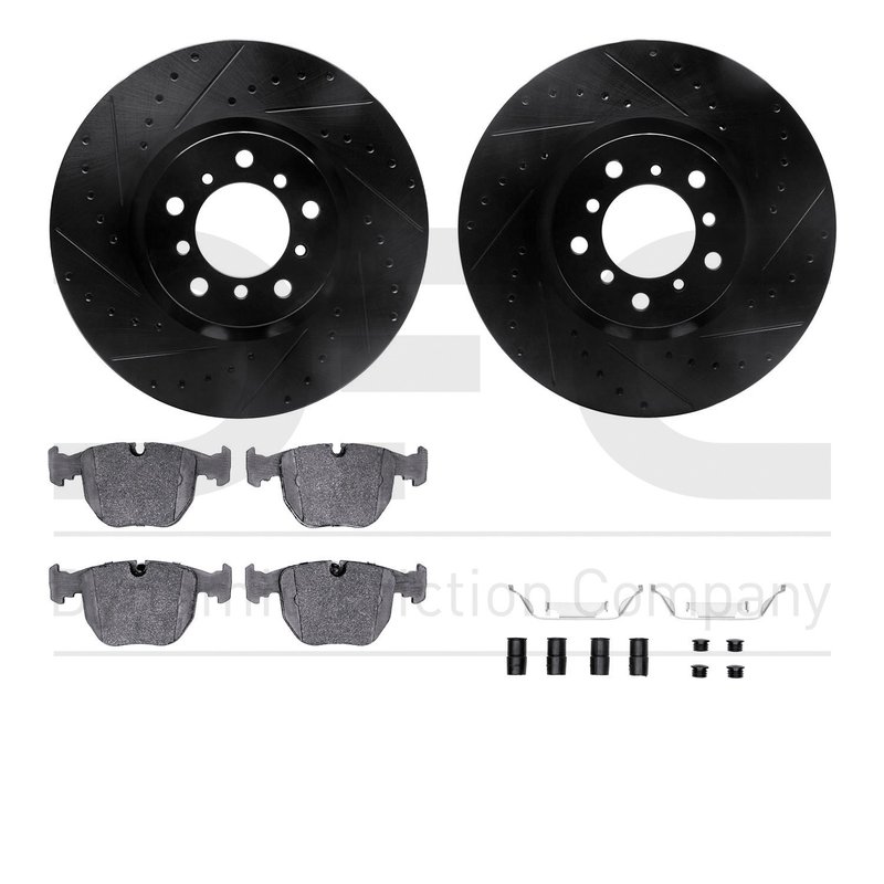Dynamite Friction 8612-31052 Disc Brake Kit - Front