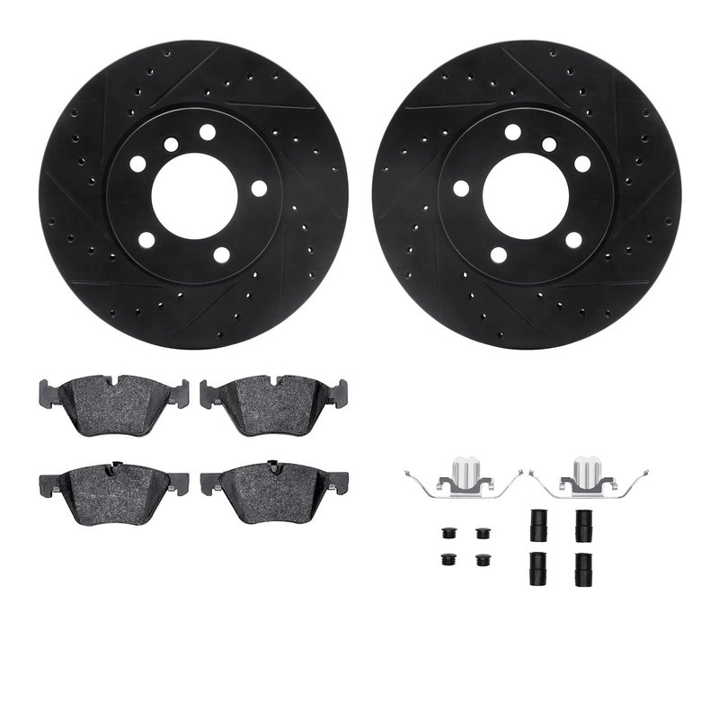 Dynamite Friction 8612-31063 Disc Brake Kit - Front