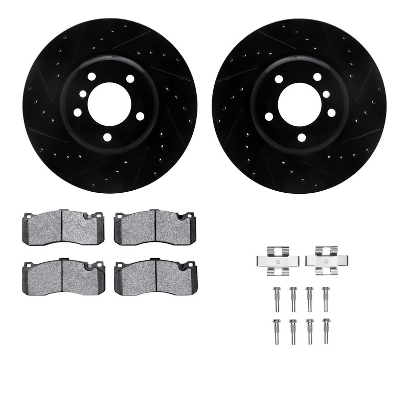 Dynamite Friction 8612-31074 Disc Brake Kit - Front