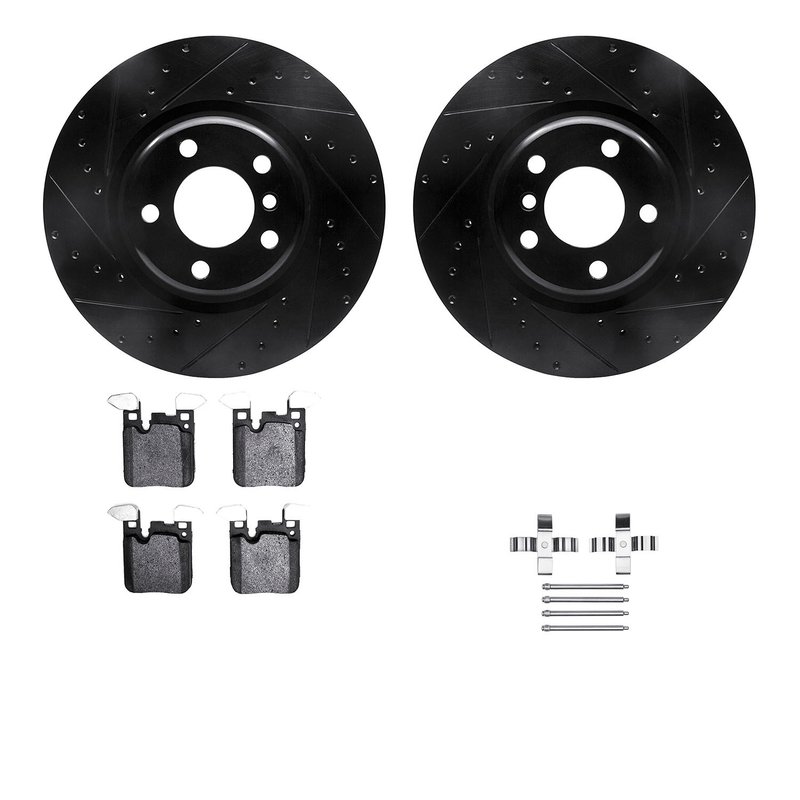 Dynamite Friction 8612-31099 Disc Brake Kit - Rear