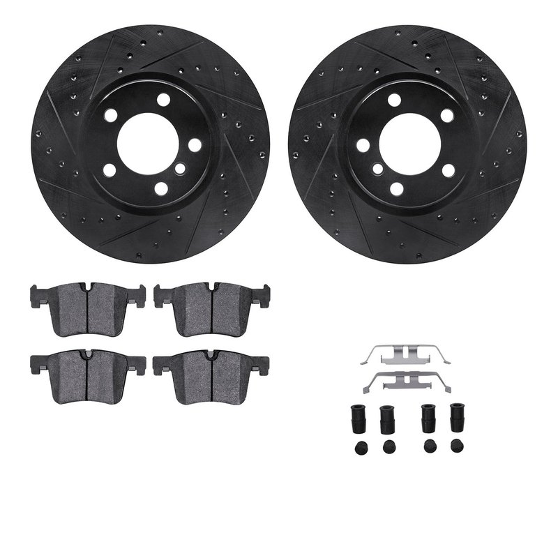 Dynamite Friction 8612-31102 Disc Brake Kit - Front