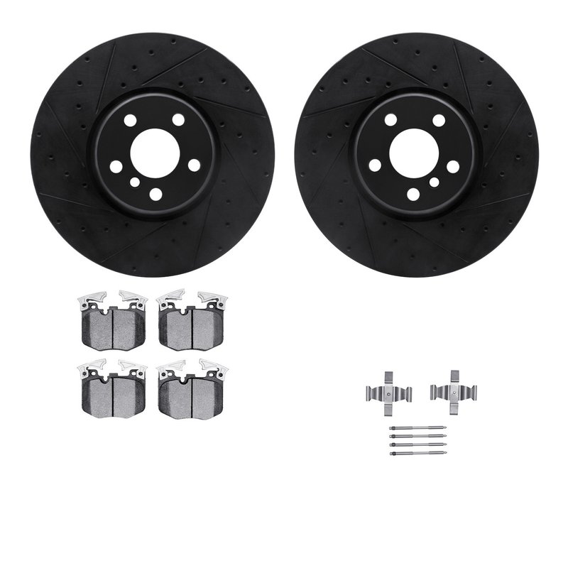 Dynamite Friction 8612-31105 Disc Brake Kit - Front