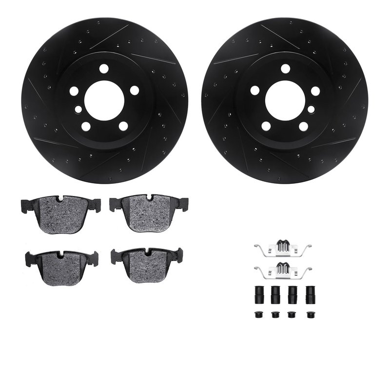 Dynamic Friction 8612-31111 Disc Brake Kit - Rear