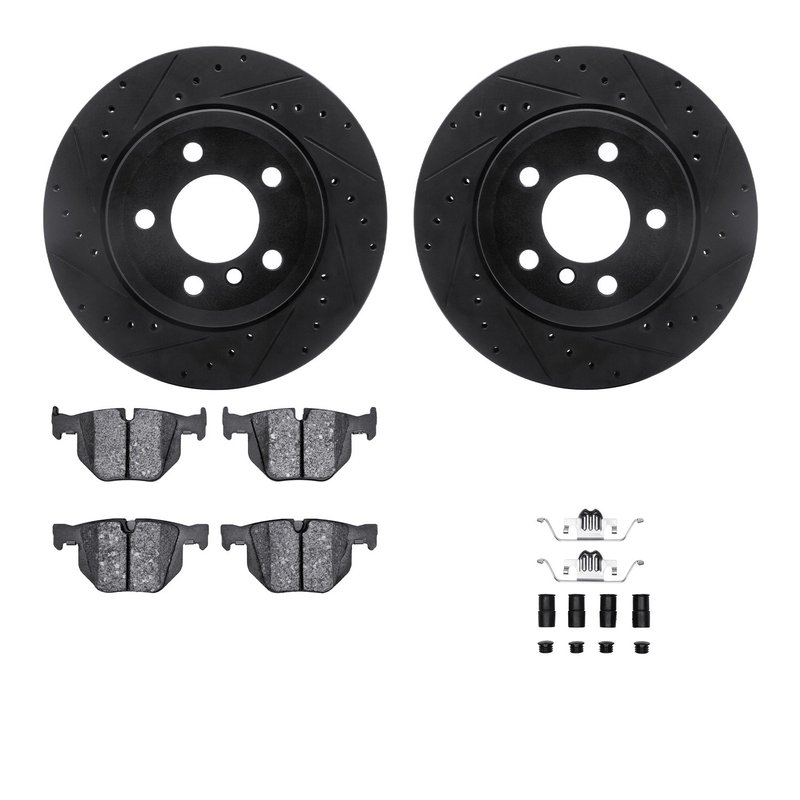 Dynamite Friction 8612-31113 Disc Brake Kit - Rear