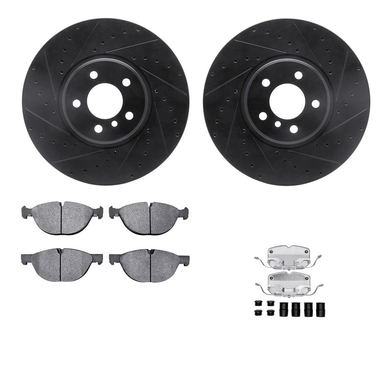 Dynamic Friction 8612-31115 Disc Brake Kit - Front