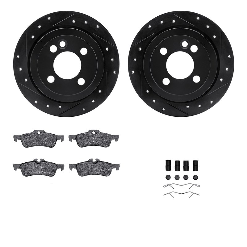 Dynamic Friction 8612-32003 Disc Brake Kit - Rear