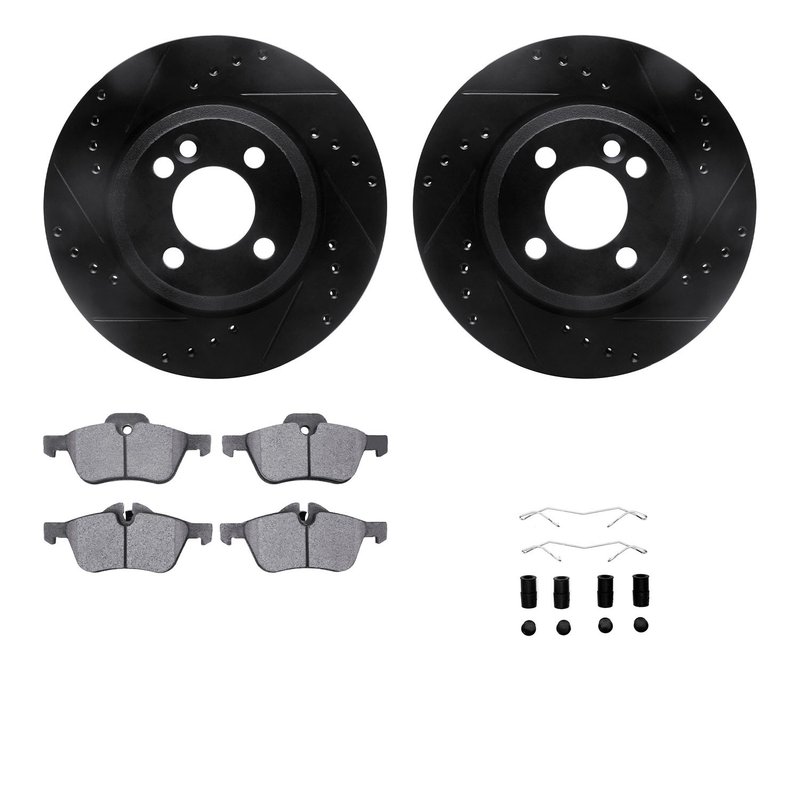 Dynamite Friction 8612-32005 Disc Brake Kit - Front