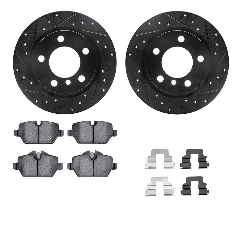Dynamic Friction 8612-32010 Disc Brake Kit - Rear