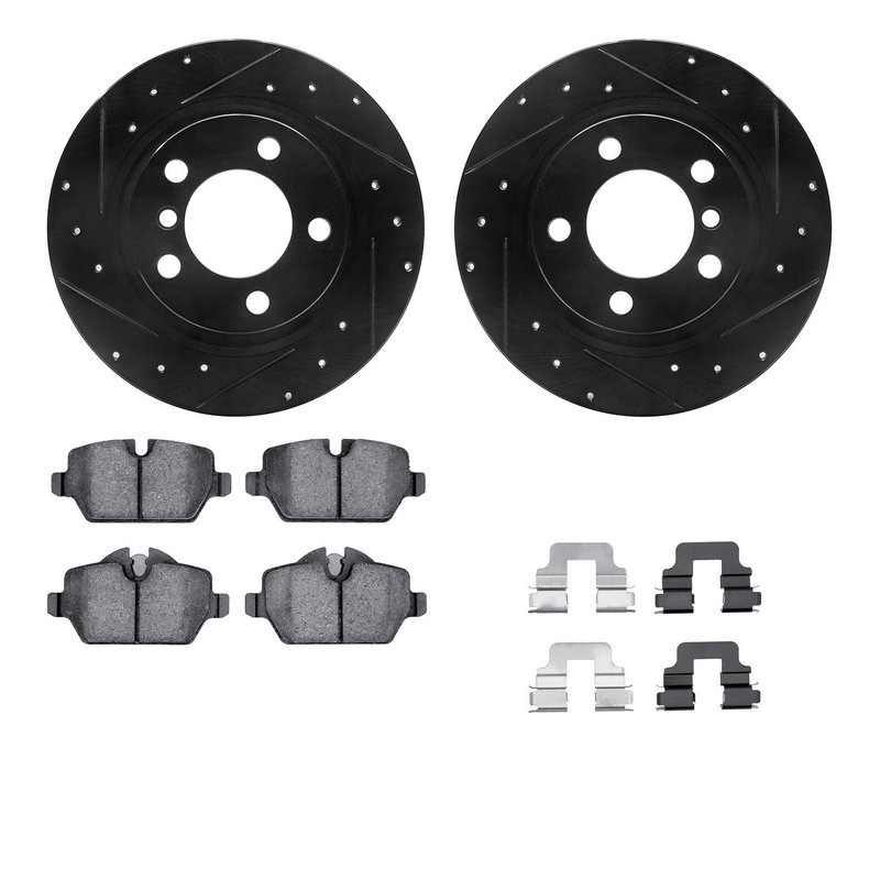 Dynamic Friction 8612-32012 Disc Brake Kit - Rear