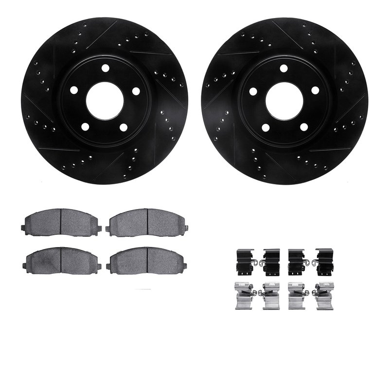 Dynamite Friction 8612-40003 Disc Brake Kit - Front