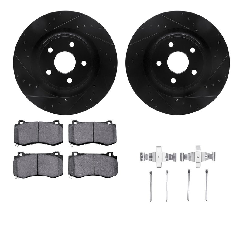 Dynamite Friction 8612-42000 Disc Brake Kit - Front