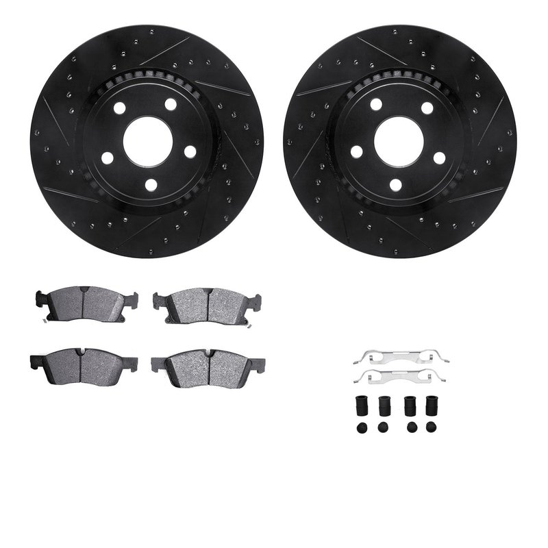 Dynamite Friction 8612-42004 Disc Brake Kit - Front