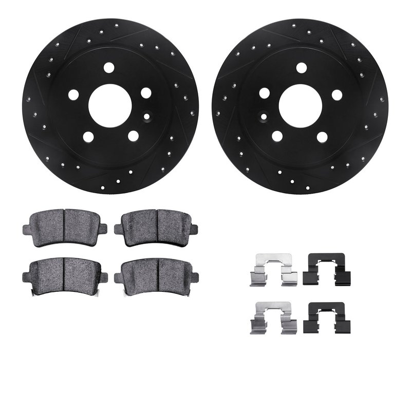 Dynamite Friction 8612-45003 Disc Brake Kit - Rear
