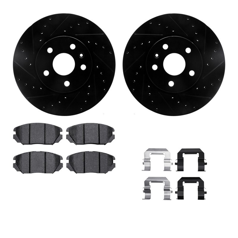 Dynamite Friction 8612-45004 Disc Brake Kit - Front