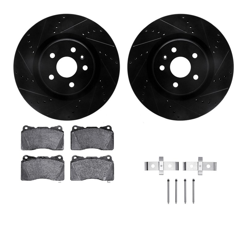 Dynamite Friction 8612-45006 Disc Brake Kit - Front