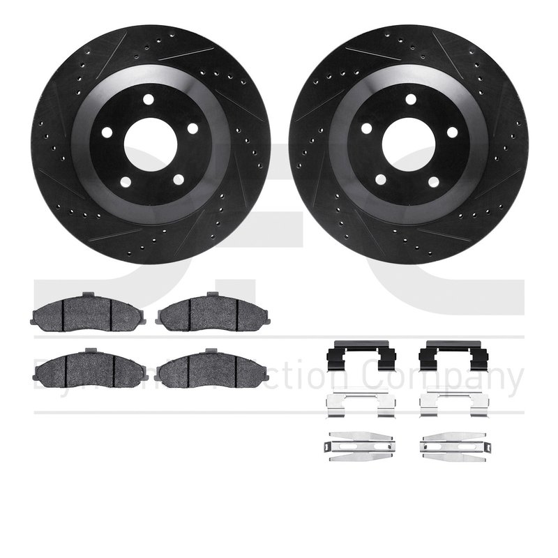 Dynamite Friction 8612-46002 Disc Brake Kit - Front