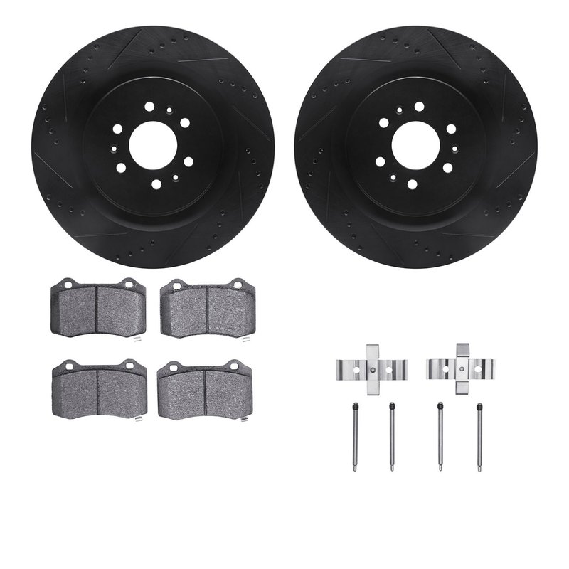 Dynamite Friction 8612-46005 Disc Brake Kit - Rear