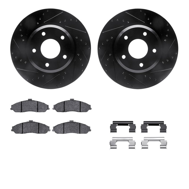 Dynamite Friction 8612-52002 Disc Brake Kit - Front