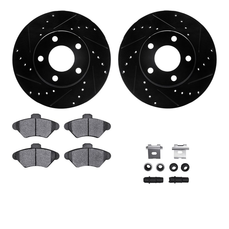Dynamic Friction 8612-54000 Disc Brake Kit - Front