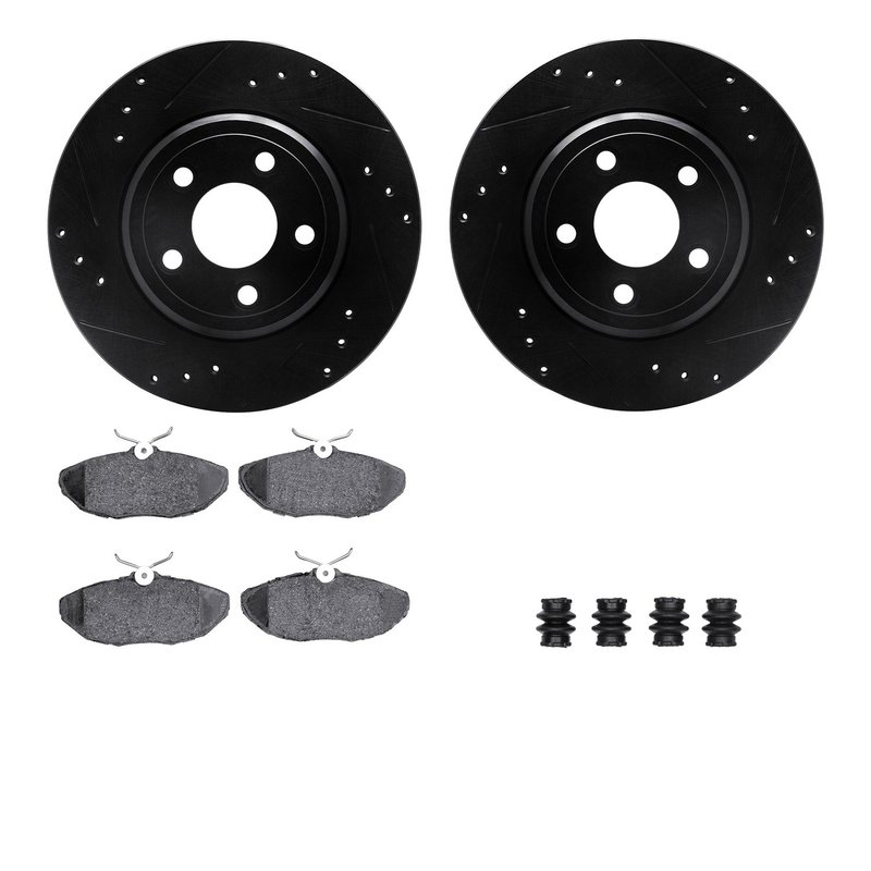 Dynamic Friction 8612-54004 Disc Brake Kit - Rear